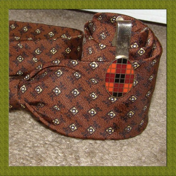 Vintage men's tie bar/clip Robbins Co. Attleboro - Picture 1 of 8